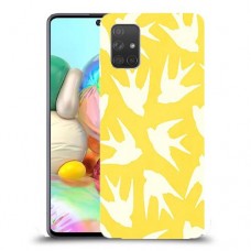 צהוב ציפור החיים כיסוי מגן קשיח מעוצב ל Samsung Galaxy A71 יחידה אחת סקרין מובייל