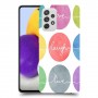 אהבה צחוק חיים כיסוי מגן קשיח מעוצב ל Samsung Galaxy A72 יחידה אחת סקרין מובייל