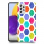 ניאון חלת דבש כיסוי מגן קשיח מעוצב ל Samsung Galaxy A72 יחידה אחת סקרין מובייל