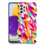 פסים ניאון כיסוי מגן קשיח מעוצב ל Samsung Galaxy A72 יחידה אחת סקרין מובייל