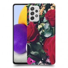 ורדים כיסוי מגן קשיח מעוצב ל Samsung Galaxy A72 יחידה אחת סקרין מובייל
