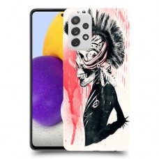 שלד מוהוק כיסוי מגן קשיח מעוצב ל Samsung Galaxy A72 יחידה אחת סקרין מובייל