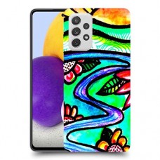 ויטראז 'תמונה כיסוי מגן קשיח מעוצב ל Samsung Galaxy A72 יחידה אחת סקרין מובייל