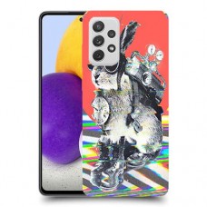 ארנבון מוזר כיסוי מגן קשיח מעוצב ל Samsung Galaxy A72 יחידה אחת סקרין מובייל