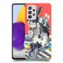 ארנבון מוזר כיסוי מגן קשיח מעוצב ל Samsung Galaxy A72 יחידה אחת סקרין מובייל