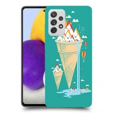 גלידה סאני כיסוי מגן קשיח מעוצב ל Samsung Galaxy A72 יחידה אחת סקרין מובייל