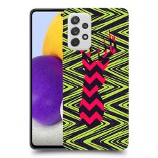 עניבה על גרין כיסוי מגן קשיח מעוצב ל Samsung Galaxy A72 יחידה אחת סקרין מובייל