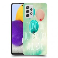 עד הירח ובחזרה כיסוי מגן קשיח מעוצב ל Samsung Galaxy A72 יחידה אחת סקרין מובייל