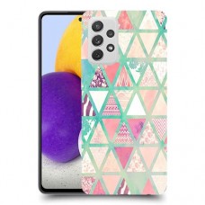 משולשים כיסוי מגן קשיח מעוצב ל Samsung Galaxy A72 יחידה אחת סקרין מובייל