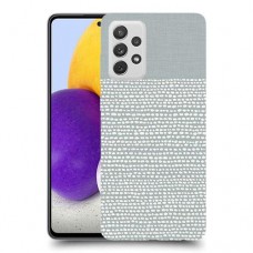 נקודות לבנות אפור כיסוי מגן קשיח מעוצב ל Samsung Galaxy A72 יחידה אחת סקרין מובייל