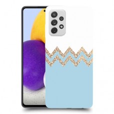 לבן כחול כיסוי מגן קשיח מעוצב ל Samsung Galaxy A72 יחידה אחת סקרין מובייל