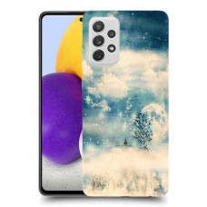 יופי חורף כיסוי מגן קשיח מעוצב ל Samsung Galaxy A72 יחידה אחת סקרין מובייל