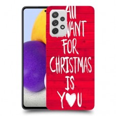 אתה עבור חג המולד כיסוי מגן קשיח מעוצב ל Samsung Galaxy A72 יחידה אחת סקרין מובייל