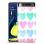 לבבות פסטל כיסוי מגן קשיח מעוצב ל Samsung Galaxy A80 יחידה אחת סקרין מובייל