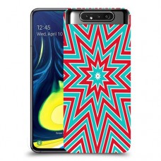 צבעי שלג כיסוי מגן קשיח מעוצב ל Samsung Galaxy A80 יחידה אחת סקרין מובייל