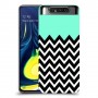 פסים במנטה כיסוי מגן קשיח מעוצב ל Samsung Galaxy A80 יחידה אחת סקרין מובייל