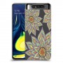 חמניות בשחור כיסוי מגן קשיח מעוצב ל Samsung Galaxy A80 יחידה אחת סקרין מובייל