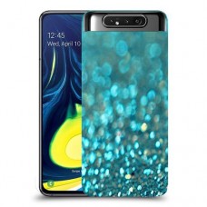 טורקיז יהלומים כיסוי מגן קשיח מעוצב ל Samsung Galaxy A80 יחידה אחת סקרין מובייל