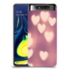 לבבות מעורפלים בחום כיסוי מגן קשיח מעוצב ל Samsung Galaxy A80 יחידה אחת סקרין מובייל