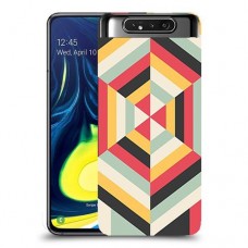 הצגת הפשטה כיסוי מגן קשיח מעוצב ל Samsung Galaxy A80 יחידה אחת סקרין מובייל