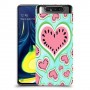 אבטיח אהבה כיסוי מגן קשיח מעוצב ל Samsung Galaxy A80 יחידה אחת סקרין מובייל