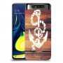 עוגן מעץ כיסוי מגן קשיח מעוצב ל Samsung Galaxy A80 יחידה אחת סקרין מובייל