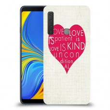 אהבה היא אדיבה כיסוי מגן קשיח מעוצב ל Samsung Galaxy A9 (2018) יחידה אחת סקרין מובייל