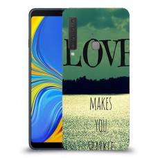 אהבה גורמת לך לנצנץ כיסוי מגן קשיח מעוצב ל Samsung Galaxy A9 (2018) יחידה אחת סקרין מובייל