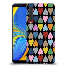 פסיפס קשת לבבות כיסוי מגן קשיח מעוצב ל Samsung Galaxy A9 (2018) יחידה אחת סקרין מובייל