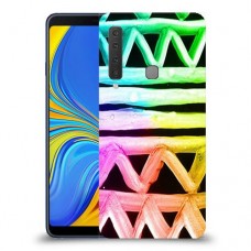 ניאון גיאומטריה כיסוי מגן קשיח מעוצב ל Samsung Galaxy A9 (2018) יחידה אחת סקרין מובייל