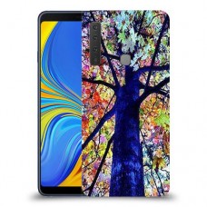עץ ניאון כיסוי מגן קשיח מעוצב ל Samsung Galaxy A9 (2018) יחידה אחת סקרין מובייל