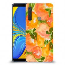 אפרסקים כתומים כיסוי מגן קשיח מעוצב ל Samsung Galaxy A9 (2018) יחידה אחת סקרין מובייל