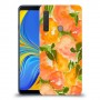 אפרסקים כתומים כיסוי מגן קשיח מעוצב ל Samsung Galaxy A9 (2018) יחידה אחת סקרין מובייל