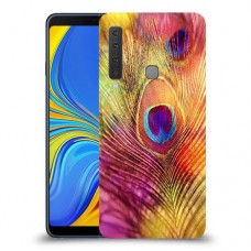 נוצת טווס כיסוי מגן קשיח מעוצב ל Samsung Galaxy A9 (2018) יחידה אחת סקרין מובייל