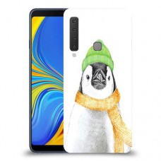 פינגווין בקור כיסוי מגן קשיח מעוצב ל Samsung Galaxy A9 (2018) יחידה אחת סקרין מובייל