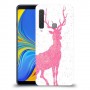 צבי ורוד כיסוי מגן קשיח מעוצב ל Samsung Galaxy A9 (2018) יחידה אחת סקרין מובייל