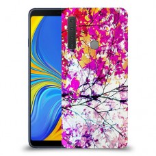 סתיו סגול כיסוי מגן קשיח מעוצב ל Samsung Galaxy A9 (2018) יחידה אחת סקרין מובייל