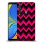 קווי סגול כיסוי מגן קשיח מעוצב ל Samsung Galaxy A9 (2018) יחידה אחת סקרין מובייל