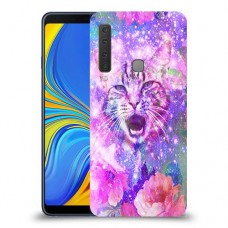 חתול מושלג כיסוי מגן קשיח מעוצב ל Samsung Galaxy A9 (2018) יחידה אחת סקרין מובייל