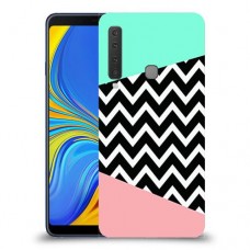 פסים במנטה ורוד כיסוי מגן קשיח מעוצב ל Samsung Galaxy A9 (2018) יחידה אחת סקרין מובייל