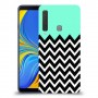 פסים במנטה כיסוי מגן קשיח מעוצב ל Samsung Galaxy A9 (2018) יחידה אחת סקרין מובייל