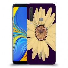 חמניות בשחור כיסוי מגן קשיח מעוצב ל Samsung Galaxy A9 (2018) יחידה אחת סקרין מובייל