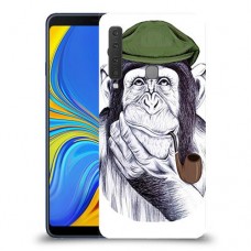 חשיבה קוף כיסוי מגן קשיח מעוצב ל Samsung Galaxy A9 (2018) יחידה אחת סקרין מובייל