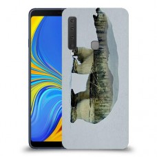 דוב לבן כיסוי מגן קשיח מעוצב ל Samsung Galaxy A9 (2018) יחידה אחת סקרין מובייל