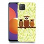 משפחת ינשוף כיסוי מגן קשיח מעוצב ל Samsung Galaxy M12 יחידה אחת סקרין מובייל