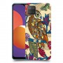 ינשוף חכם כיסוי מגן קשיח מעוצב ל Samsung Galaxy M12 יחידה אחת סקרין מובייל