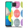 אהבה צחוק חיים כיסוי מגן קשיח מעוצב ל Samsung Galaxy M32 יחידה אחת סקרין מובייל