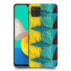 הפשטה צבועה כיסוי מגן קשיח מעוצב ל Samsung Galaxy M32 יחידה אחת סקרין מובייל