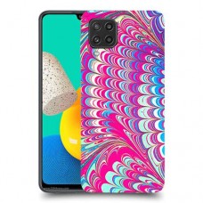 טווס סיפור כיסוי מגן קשיח מעוצב ל Samsung Galaxy M32 יחידה אחת סקרין מובייל