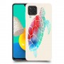 צב קשת כיסוי מגן קשיח מעוצב ל Samsung Galaxy M32 יחידה אחת סקרין מובייל
